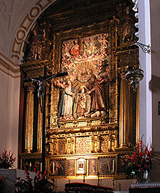 Saint Theresa, Retablo Mayor, Convento de Sta Teresa, Avila de los Caballeros, Spanien, 12. April 2004, Fotograf: Hakan Svensson, Wikimedia Commons