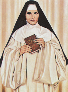 Gemälde der seligen Schwester Maria Gabriella Sagheddu, Copyright Trapistinnen, Abtei Vitorchiano