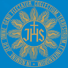 Bildnachweis: Namen Jesu-Monogramm des heiligen Bernardin von Siena, gefertigt von Herrn Dipl.-Restaurator Dimitri Petrov-Vacev.