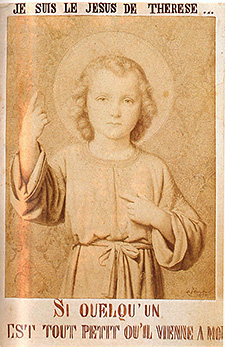 Bild aus dem Brevier, gefertigt durch Theresia vom Kinde Jesu, 1885, Oeuvres de Therese de Lisieux, Cerf, Wikimedia Commons